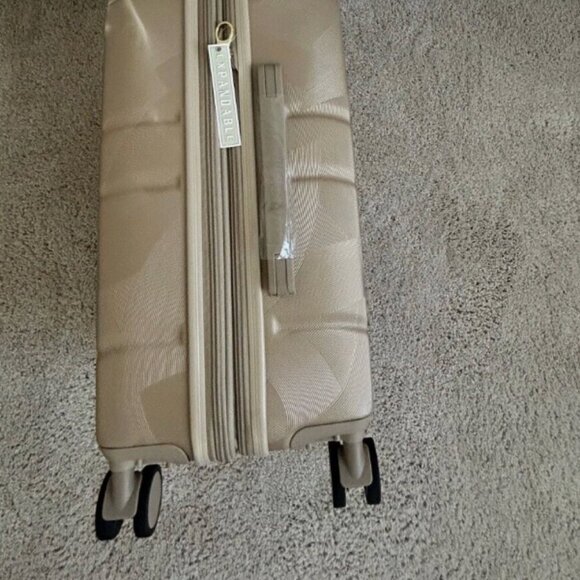 Samantha Brown 22" Hardside Carry-On Spinner , Luggage CHAMPAGNE nwt - Picture 10 of 14